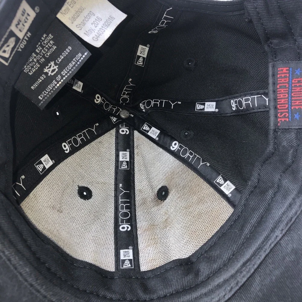 San‎ Francisco Giants Hat Cap Strapback Black New Era MLB Baseball SF Year 2016 - Picture 7 of 8